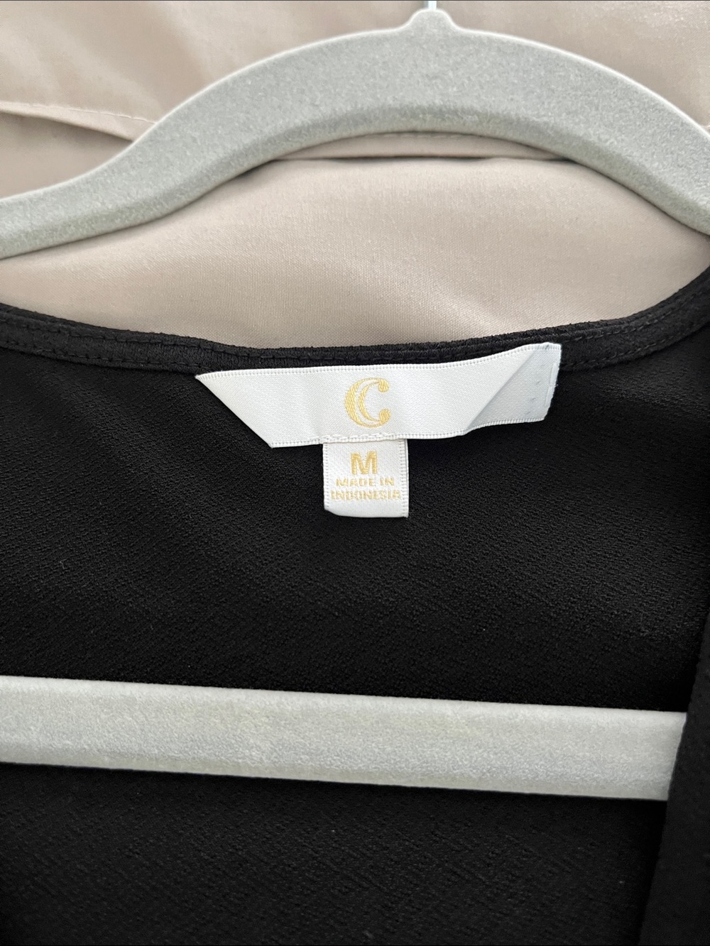 Crescent Logo Black Top - Black